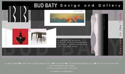 Bud Baty Design & Gallery website