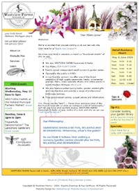 Westview Farms Perennials & Herbs website