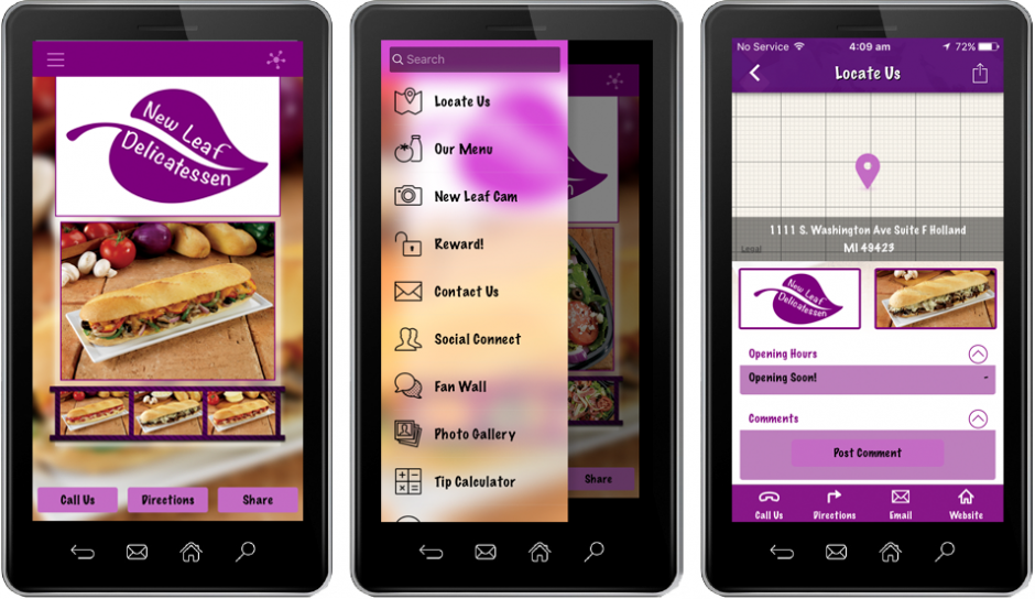 New Leaf Deli Mobile App